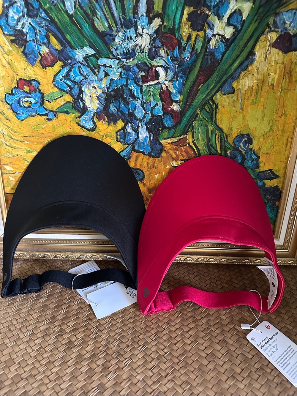 Lululemon Adjustable Visor - Black & Red - Picture 3 of 5